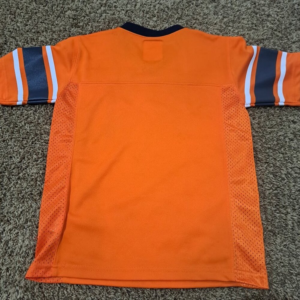 NFL Denver Bronco Team apparel set of 2 shirts jersey girls size 8 orange grey - Picture 5 of 11